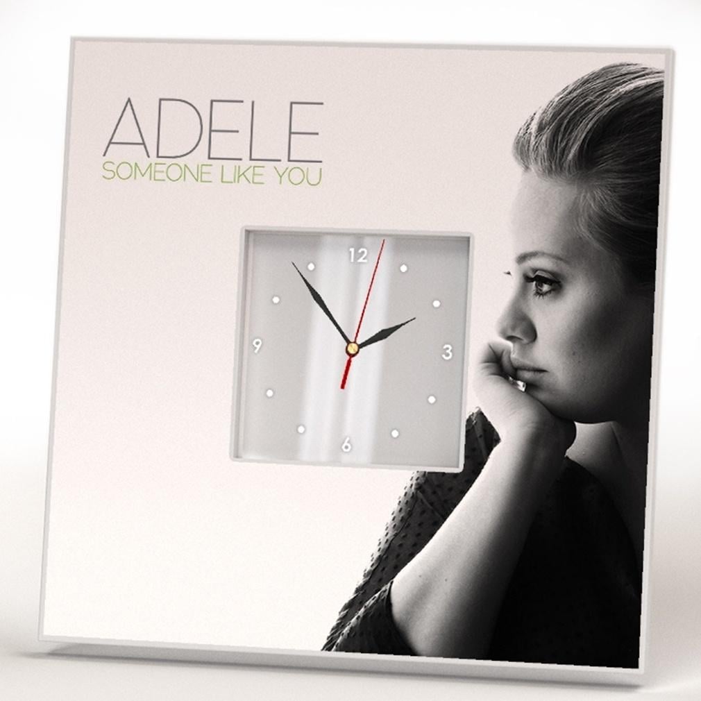Часы с фото Певица Adele 260x260 мм (C00806)