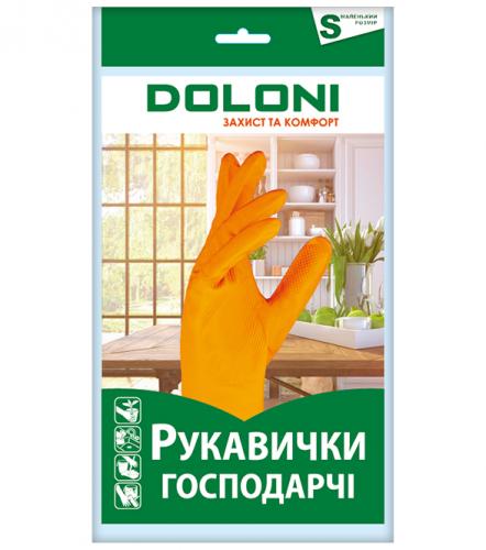 Перчатки хозяйственные Doloni универсальные S (96910)