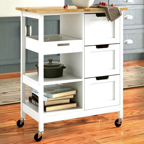 Стіл-візок з дерева Нокрос Зефір/Сієна (СТЛ-00212005)