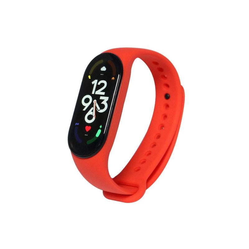Ремінець Xiaomi Mi Smart Band 7/6/5 сіліконовий Червоний (1342P)