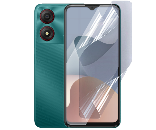 Противоударная гидрогелевая пленка Hydrogel Film для ZTE Blade A34, Transparent