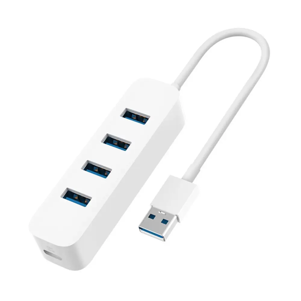 Хаб Mijia USB3.0 Line Splitter XMFXQ01-QM White (1970623693)