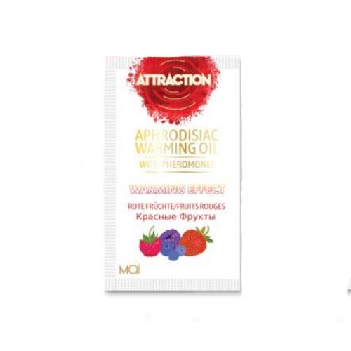 Пробник массажного масла с феромонами MAI PHEROMON MASSAGE OIL RED FRUITS 10 мл