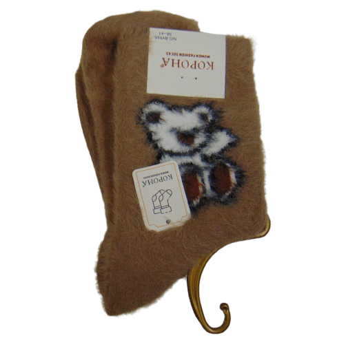 Носки норковые с медвежонком Корона by555-3 р. 36-41 Коричневый (1976062836) Носки норковые с медвежонком Корона by555-3 р. 36-41 Коричневый (1976062836)