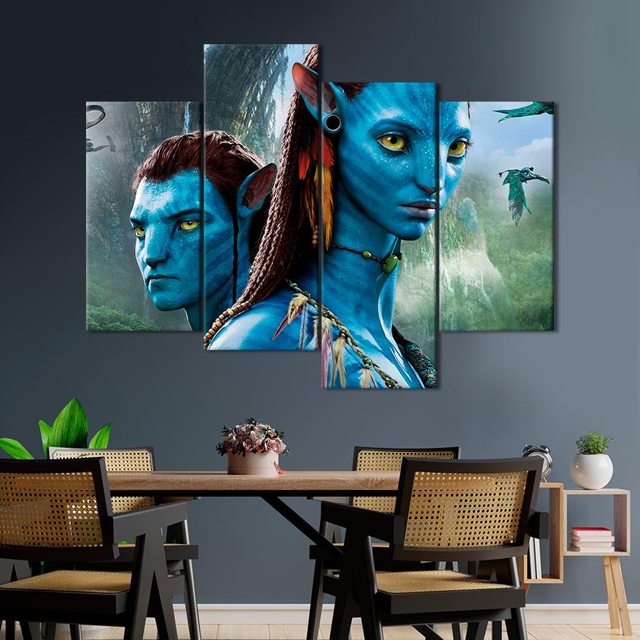 Настенний декор На'ви из Аватара 89x56 см (A17-4)