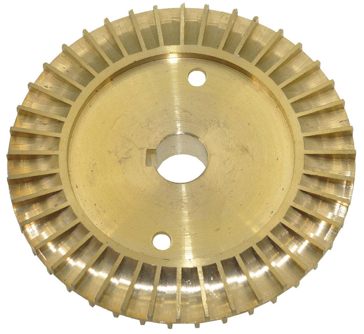 Крыльчатка насоса латунная d 12х78 шпонка (nkr005)