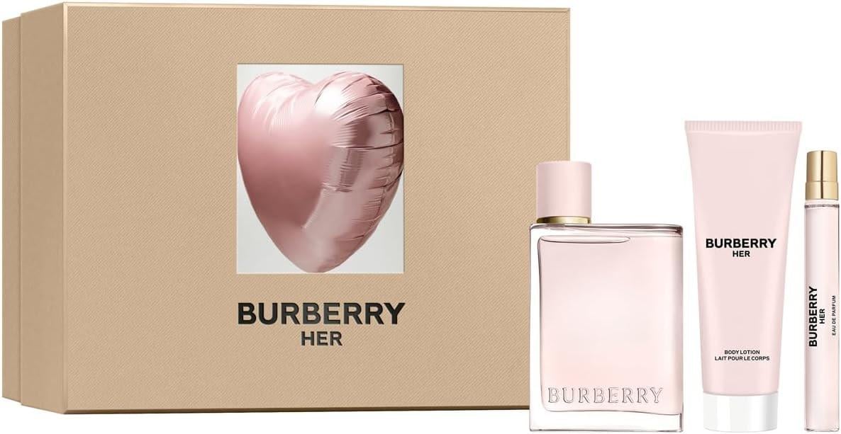 Подарочный набор для женщин Burberry Her парфюмированная вода 100 мл/миниатюра 10 мл/лосьон для тела 75 мл (377852) Подарочный набор для женщин Burberry Her парфюмированная вода 100 мл/миниатюра 10 мл/лосьон для тела 75 мл (377852)