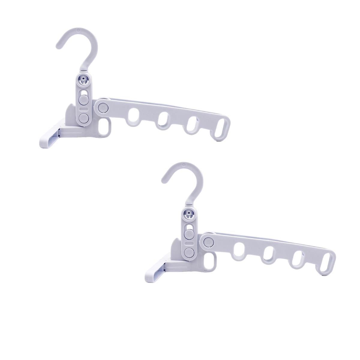 Вешалки для одежды FoldHanger 5в1 переносные раскладные 2 шт. Белый (1116) Вешалки для одежды FoldHanger 5в1 переносные раскладные 2 шт. Белый (1116)