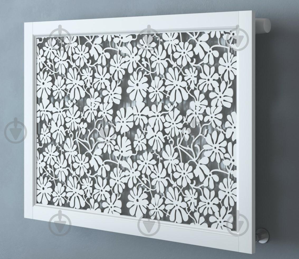 Экран-решетка декоративная на батарею отопления R57-F80 Белый (26059427)