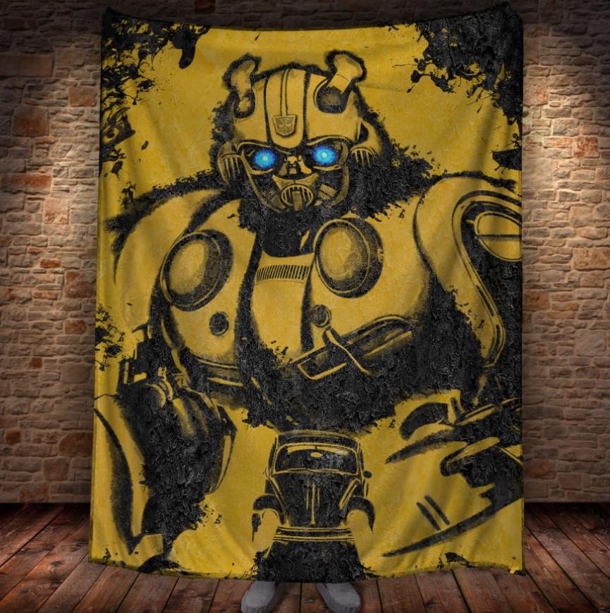 Плед с 3D принтом Трансформер Бамблби 150х200 см (epi_1708)