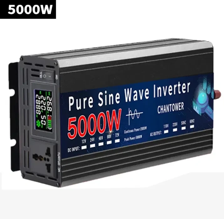 Інвертор автомобільний чистий синус 5000W /24V - фото 2 Інвертор автомобільний чистий синус 5000W /24V - фото 2