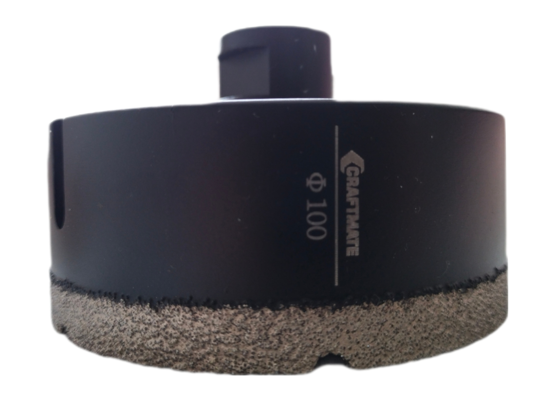 Алмазна коронка Craftmate 100 мм М14 сухе свердління для КШМ - фото 3