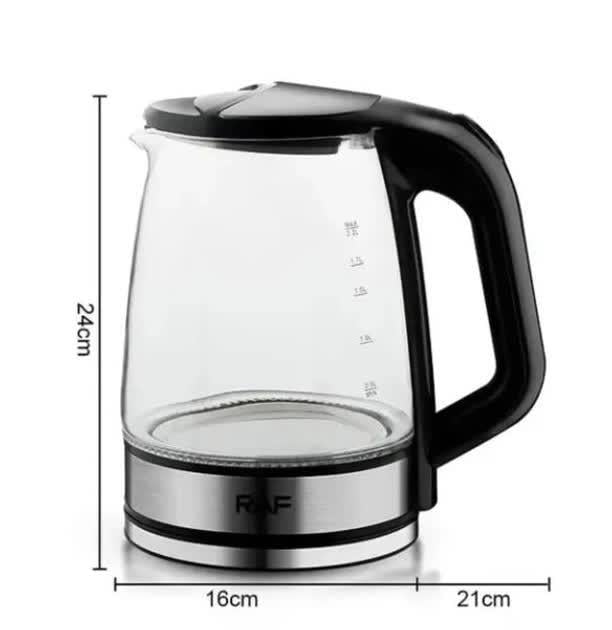 Електрочайник RAF R.7842 на 2,2 л Чорний (29452386) - фото 5 Електрочайник RAF R.7842 на 2,2 л Чорний (29452386) - фото 5