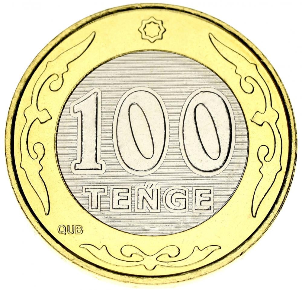 Коллекционная монета Казахстан 100 тенге 2019 Биметалл UNC (М04800)