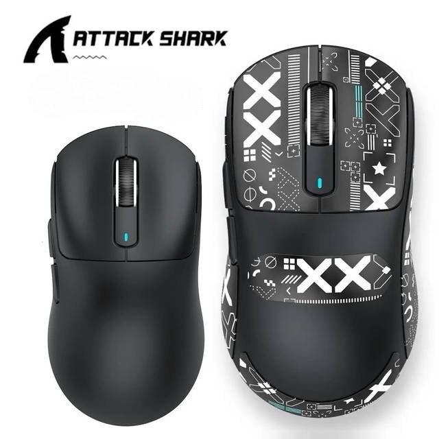 Мышь игровая беспроводная Attack Shark X3 Черный - фото 6 Мышь игровая беспроводная Attack Shark X3 Черный - фото 6
