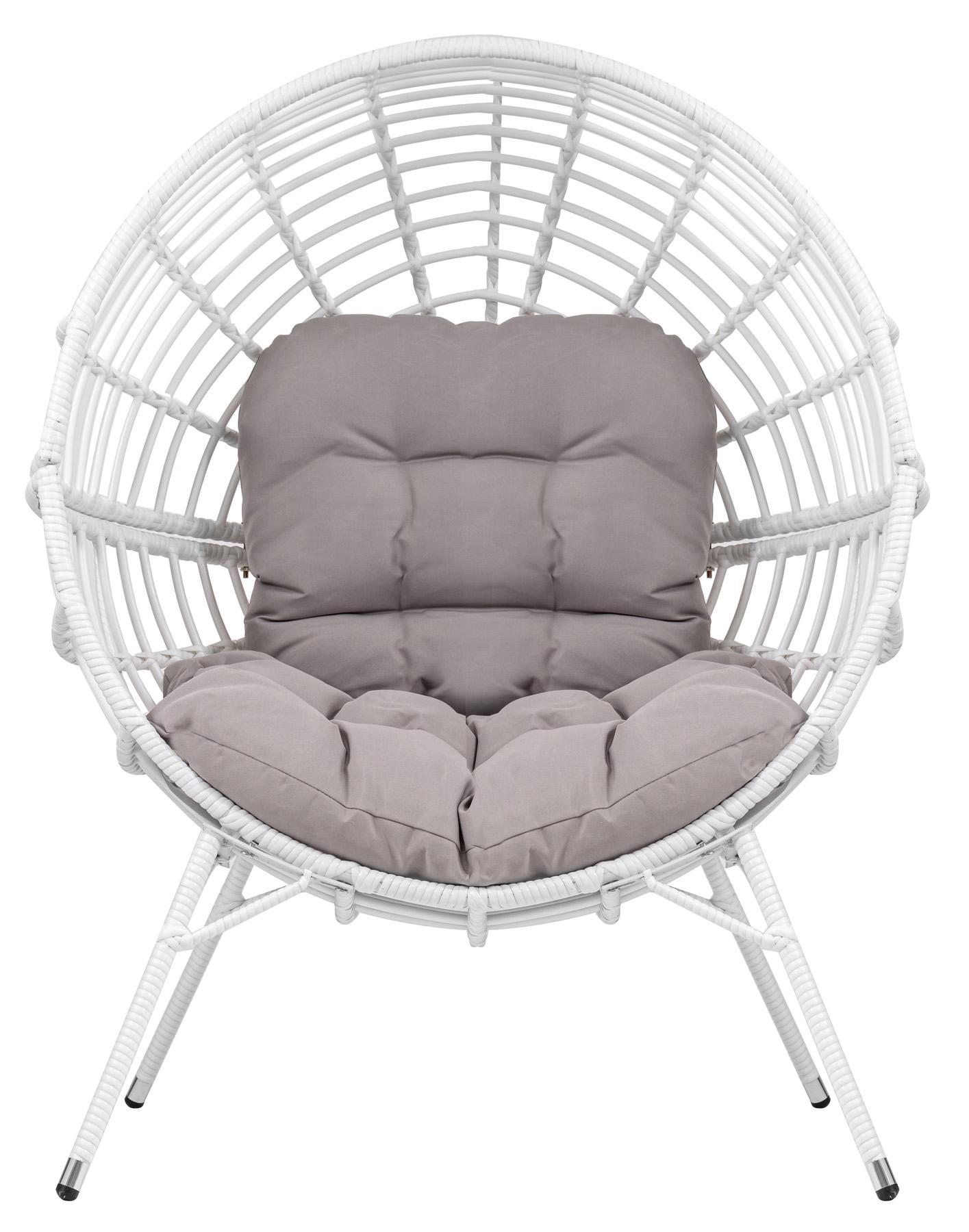 Кресло садовое di Volio Arancia Бело-серый - фото 2 Кресло садовое di Volio Arancia Бело-серый - фото 2