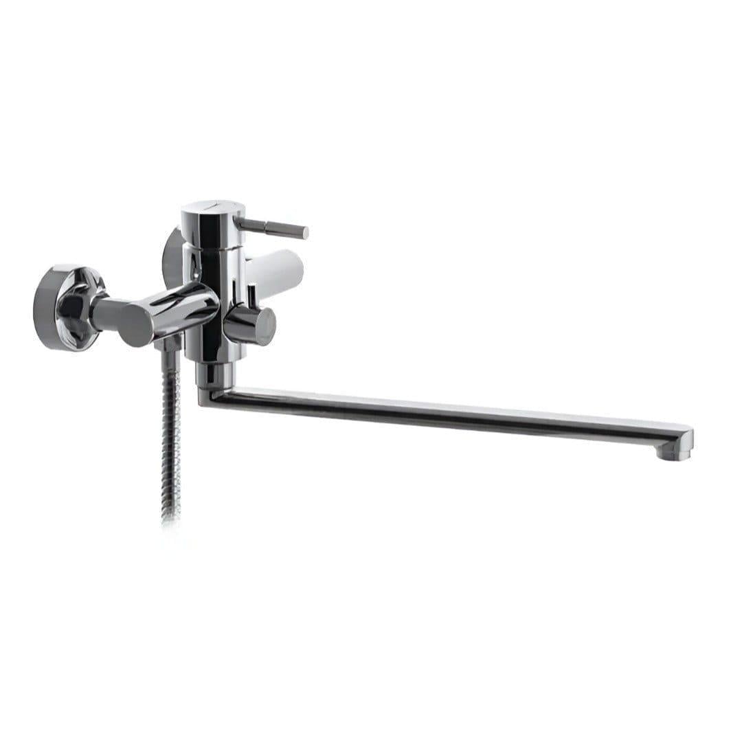 Смеситель для ванны Wezer SUN3A-01 однорычажный с ручной лейкой Хром (SQ-1055200)