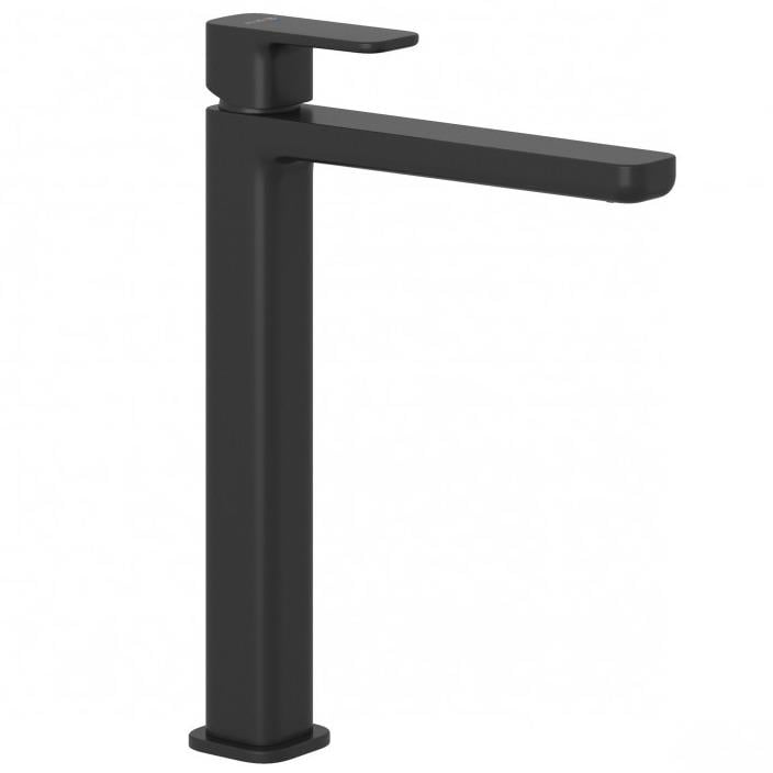 Смеситель для умывальника Kludi Renon 422983975 высокий однорычажный Черный (235173)
