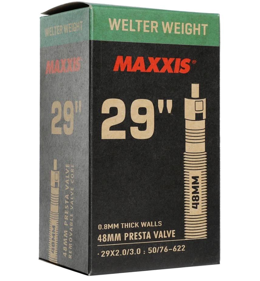 Велокамера Maxxis 29"x2"/3" Welter Weight Tube FV 48 мм EIB00140800 (4717784039756) Велокамера Maxxis 29"x2"/3" Welter Weight Tube FV 48 мм EIB00140800 (4717784039756)