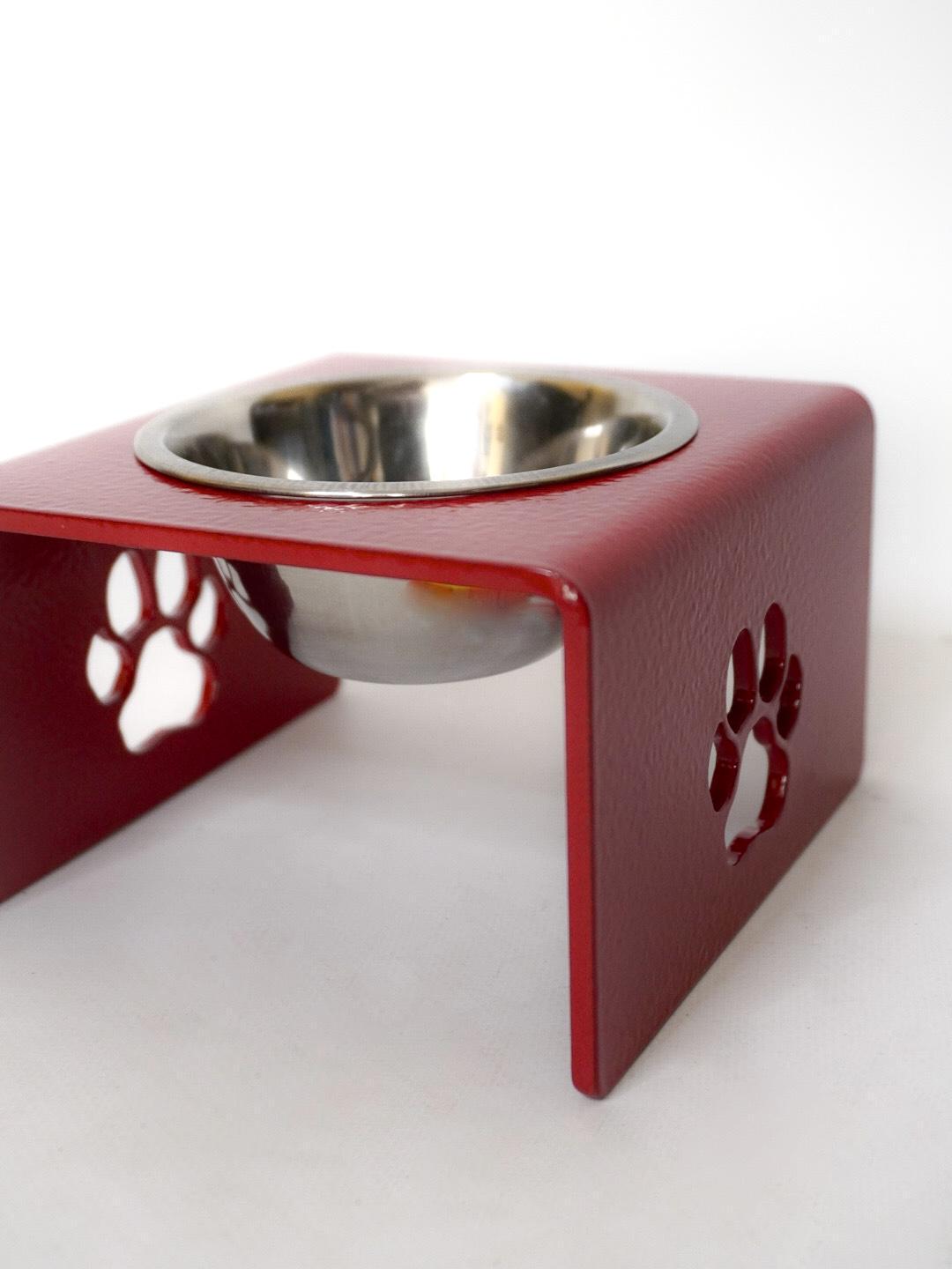 Кормушка My joy для кошек на 1 миску металл 80 мм 0,2 л Рубиновый (1024576к) - фото 3 Кормушка My joy для кошек на 1 миску металл 80 мм 0,2 л Рубиновый (1024576к) - фото 3