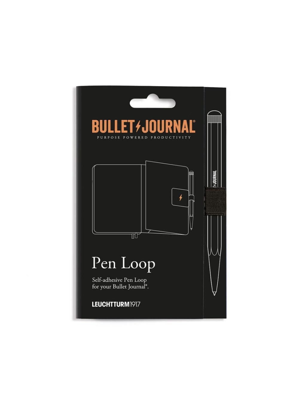 Держатель для ручки Leuchtturm1917 & Bullet Journal Черный (369711)
