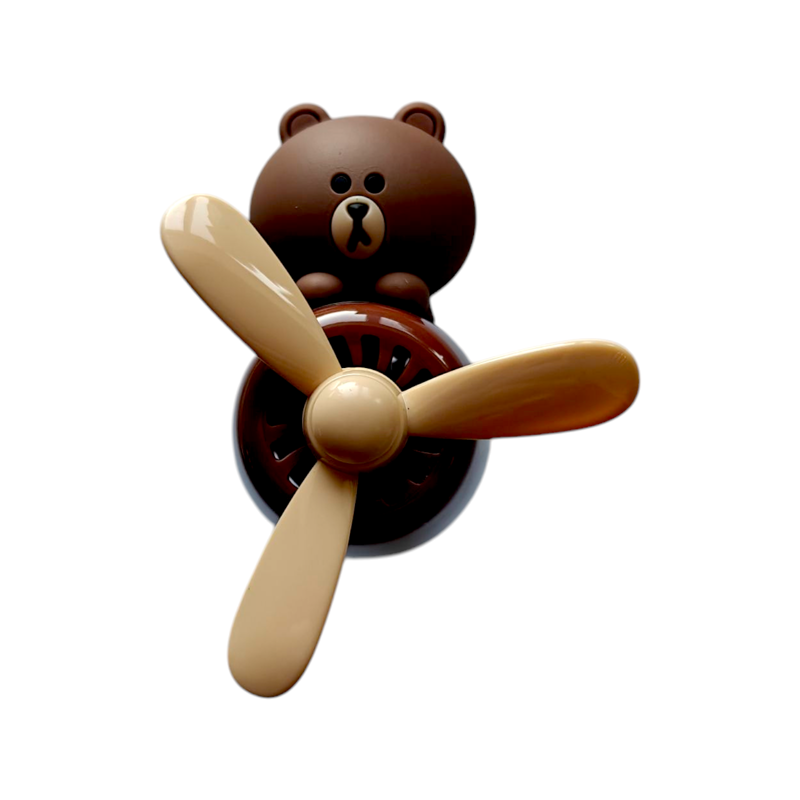 Ароматизатор для авто багаторазовий Pilot Bear на решітку Brown (1690151577)