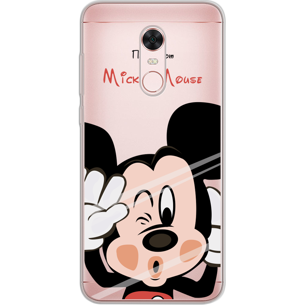 Чехол BoxFace Xiaomi Redmi 5 Plus Mister M Прозрачный силикон (32522-cc58-32522)