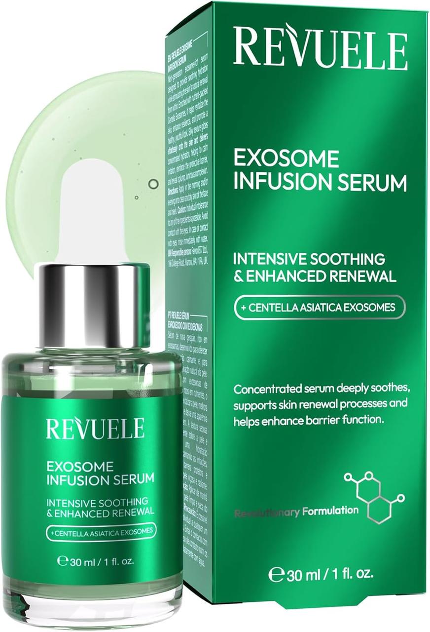 Сыворотка для лица Revuele Exosome Infusion с экзосомами центеллы для увлажнения и обновления кожи 30 мл