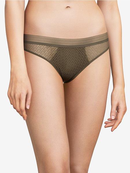 Трусики танга Passionata р. 40 Оливковий (48D70)