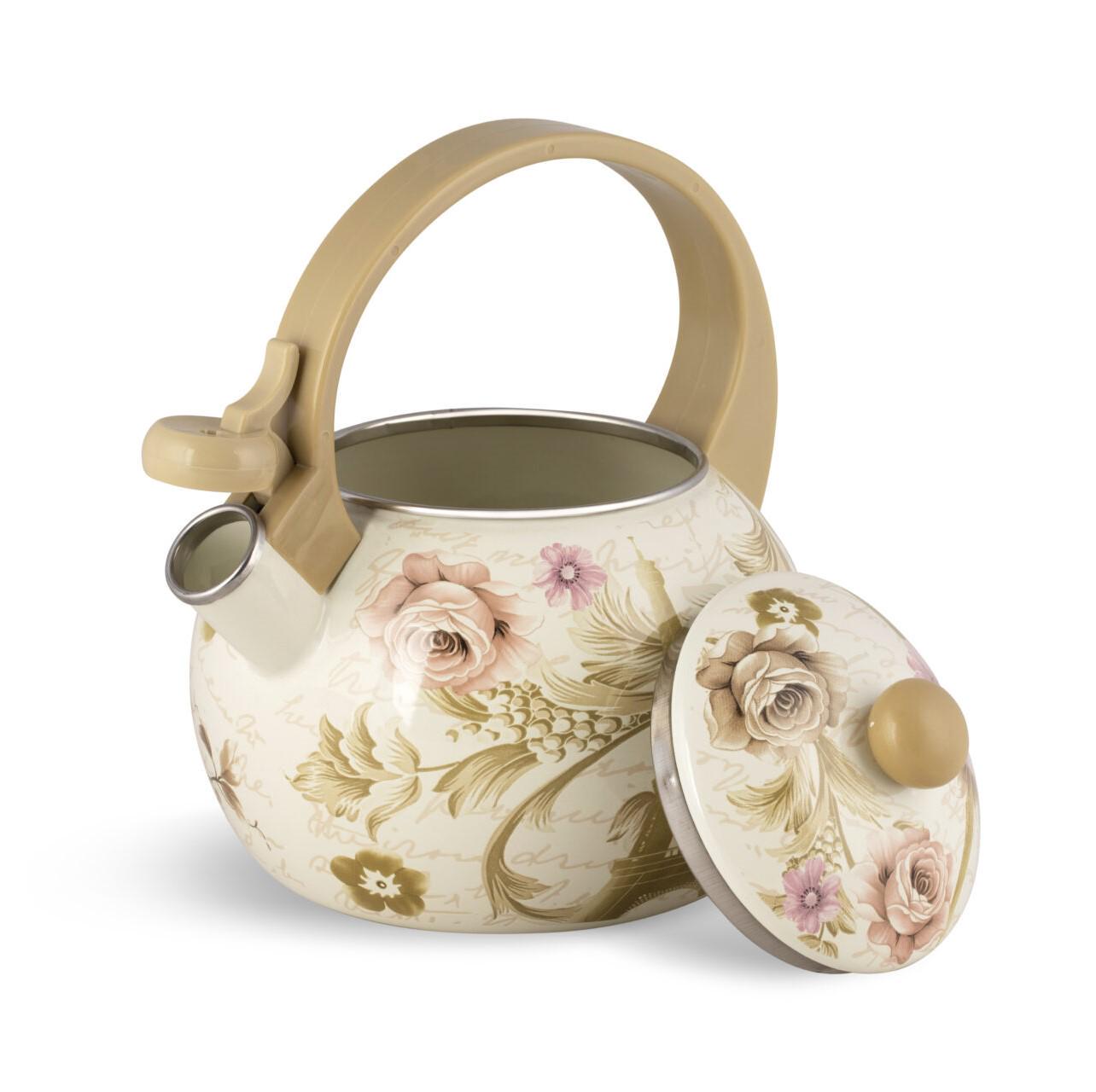 Чайник зі свистком Edenberg EB-1745 емальований 2,2 л - фото 2