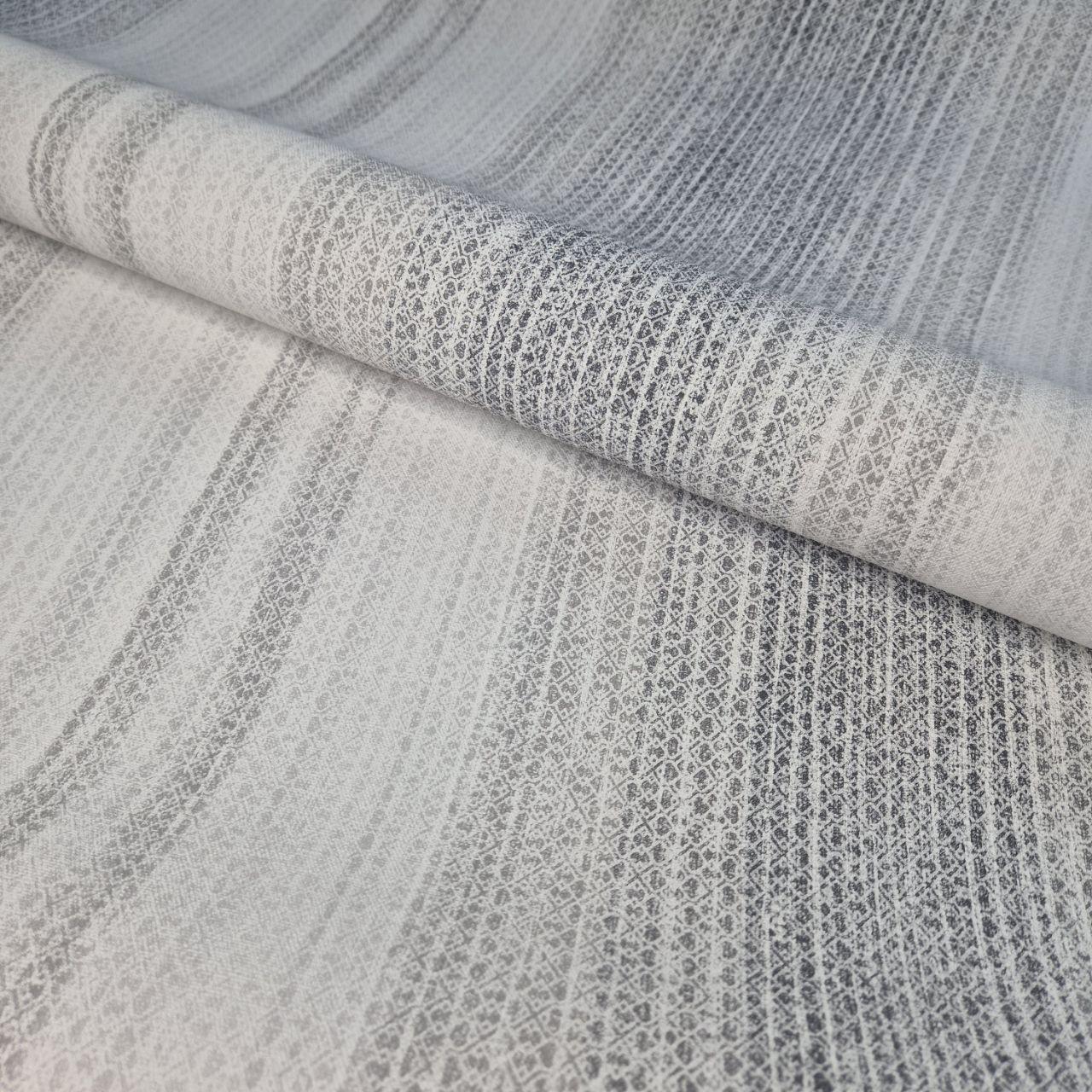 Шпалери вінілові Marburg 1032362 в смужку для спальні/вітальні/кабінету 10,05x1,06 м Сірий (2551107129) - фото 8