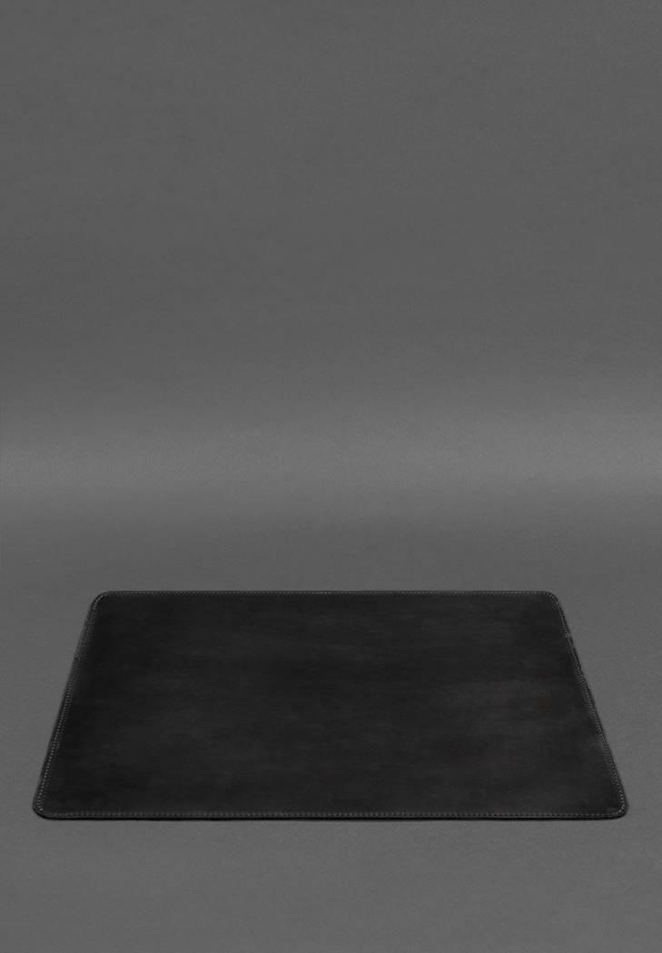 Набор для рабочего стола из натуральной кожи 1.0 Crazy Horse Черный (A-027506) - фото 3