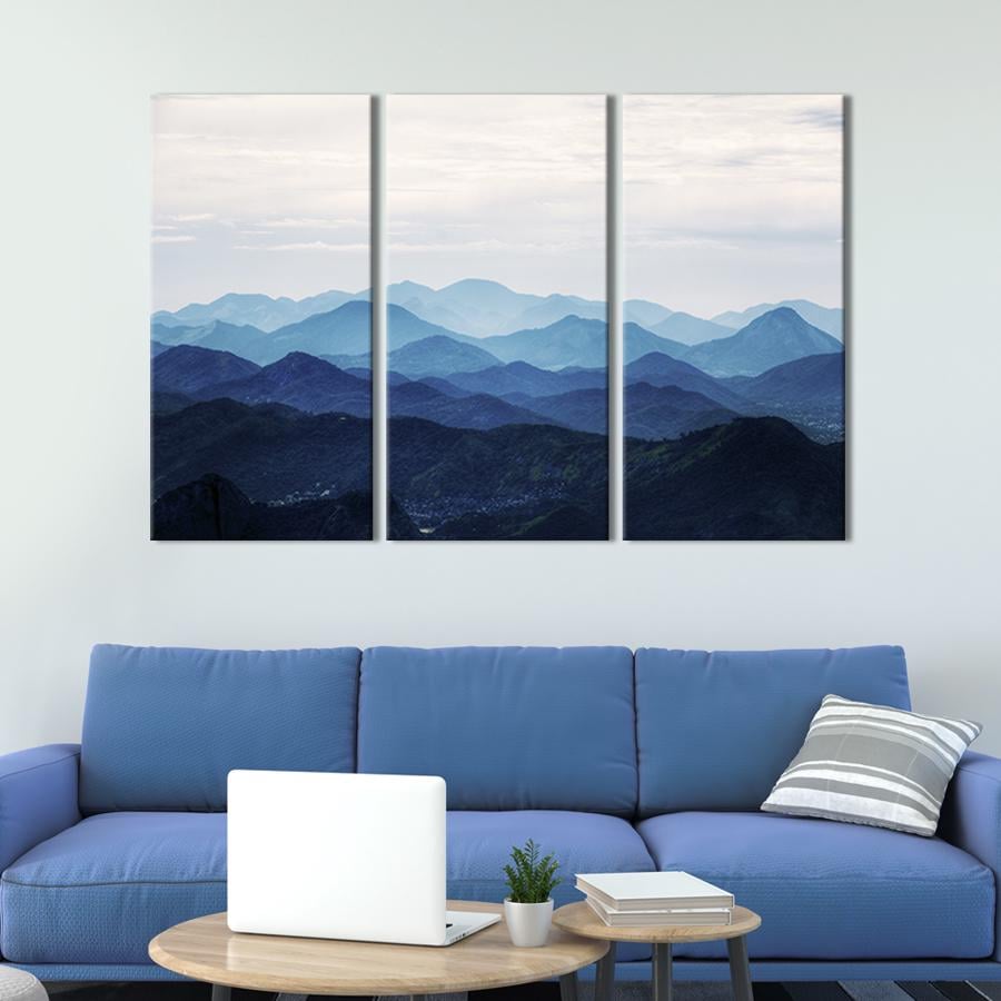 Модульная картина на холсте Триптих Горная гряда 156x100 см (569-31)