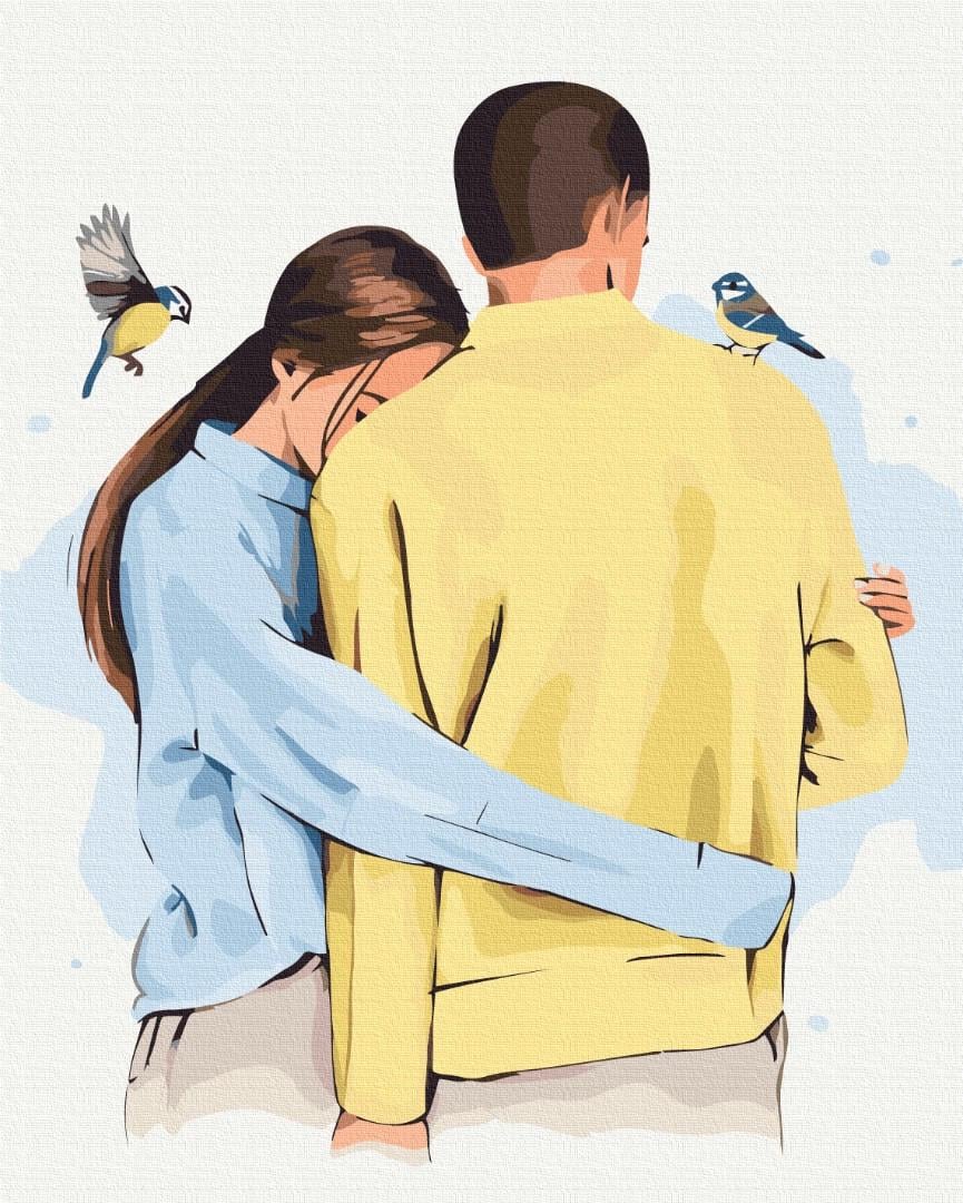 Картина по номерам Brushme BS53452 В объятиях 40х50 см (1753517507) Картина по номерам Brushme BS53452 В объятиях 40х50 см (1753517507)