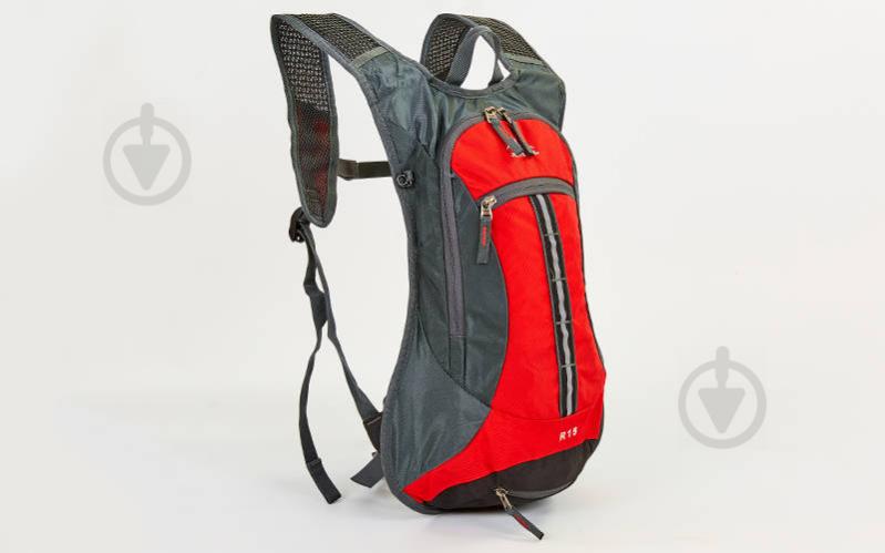 Рюкзак спортивный с жесткой спинкой planeta-sport GA-2082 31х8х43см Красный