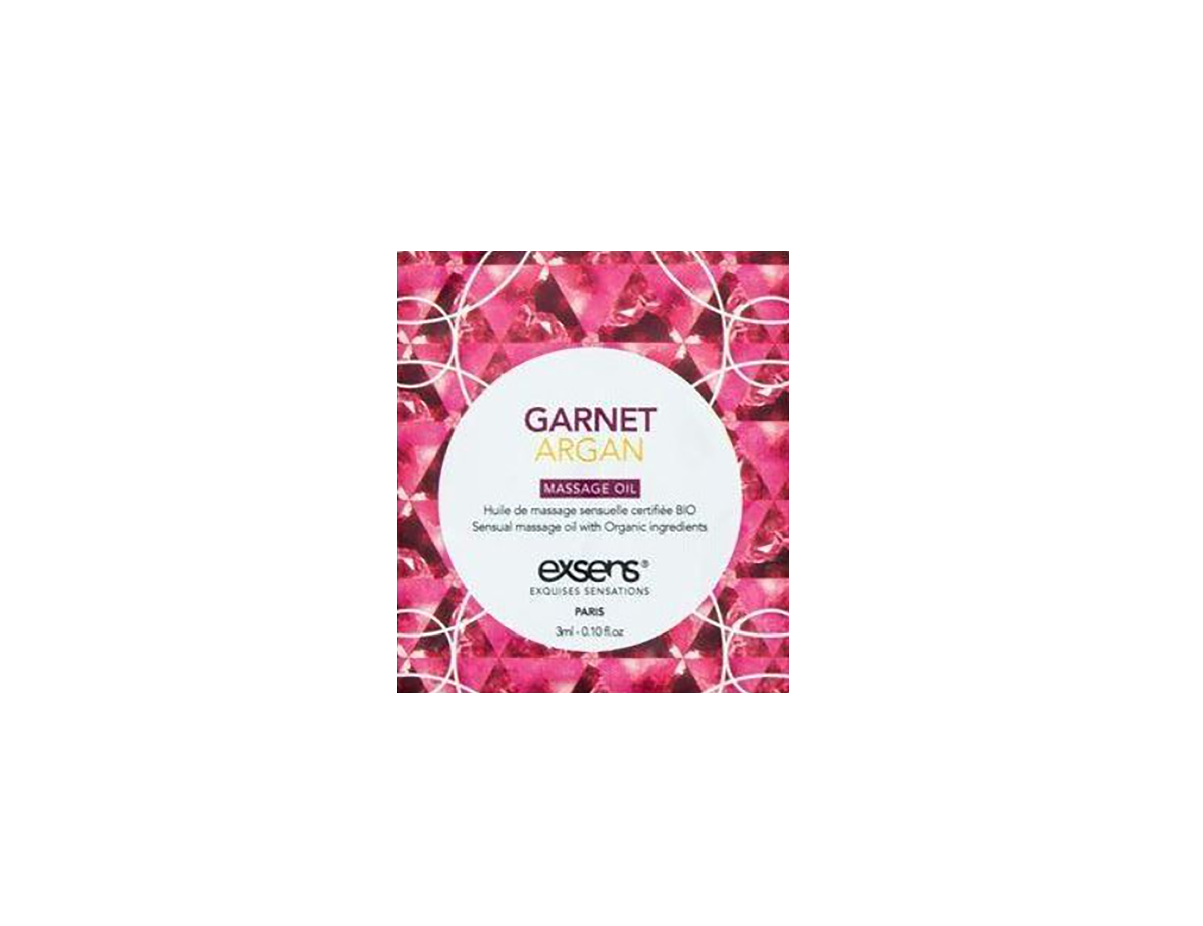 Пробник массажного масла EXSENS Garnet Argan 3 мл (SO2382)