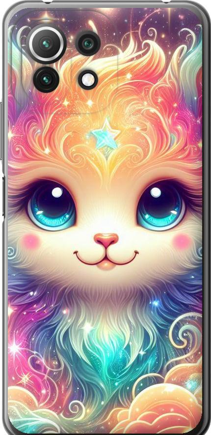 Чехол на Xiaomi Mi 11 Lite Сказочный котенок (5813u-2281-42517)