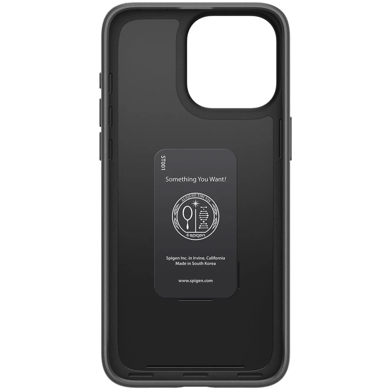 Чехол накладка Spigen Thin Fit Case for iPhone 15 Pro Max, Black (ACS06544) - фото 4