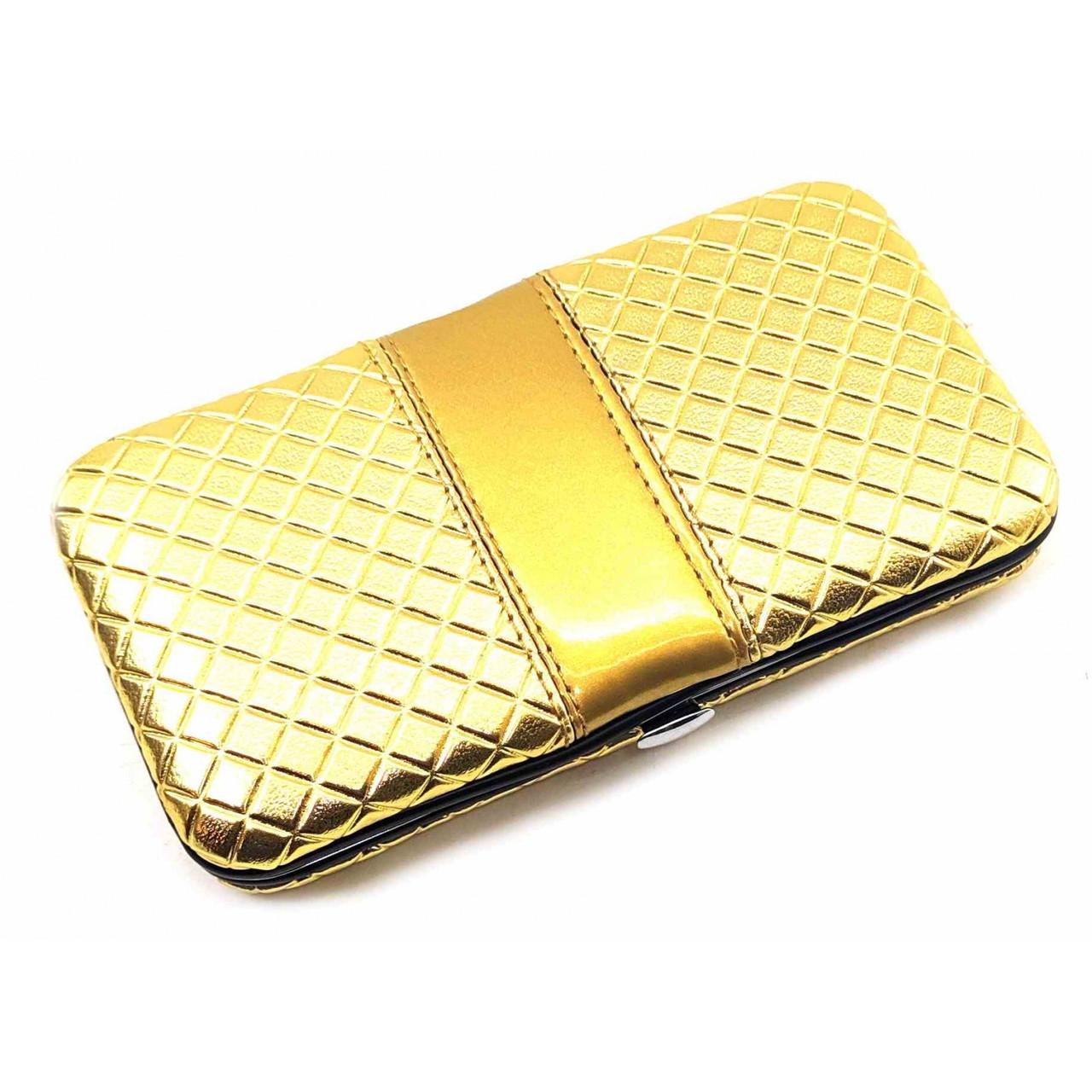 Набір манікюрний 16х8х2 см Золотий (32893) - фото 2