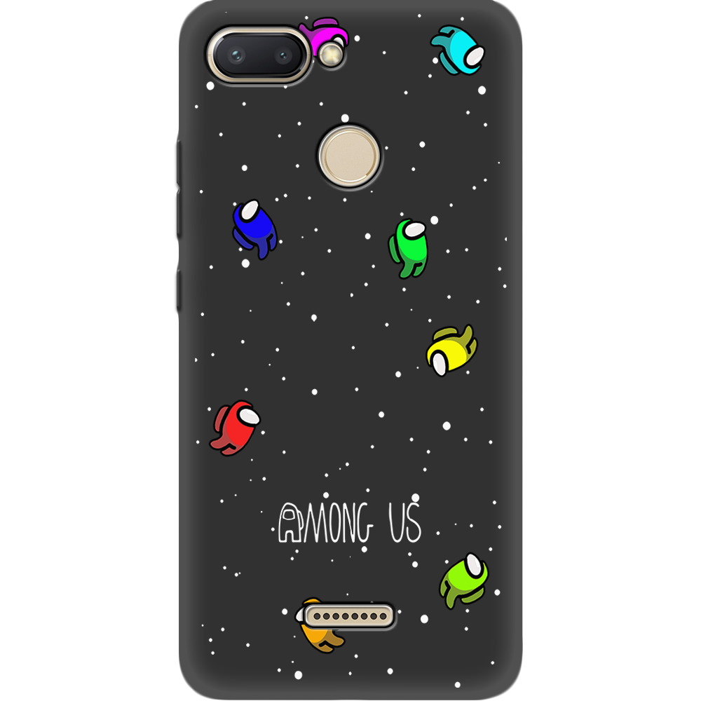 Чехол Boxface Xiaomi Redmi 6 Among Us Invisible Черный силикон (34858-bk76-35124)