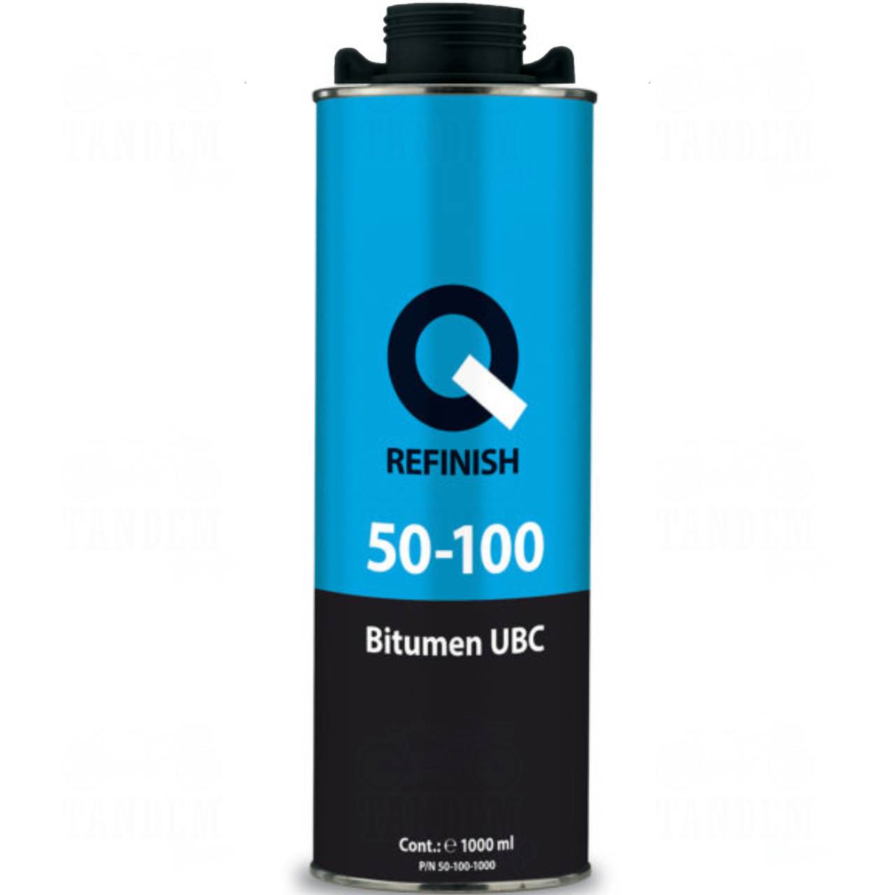 Бітумний засіб для обробки днища Q-REFINISH 50-100 Bitumen UBC 1 л Чорний