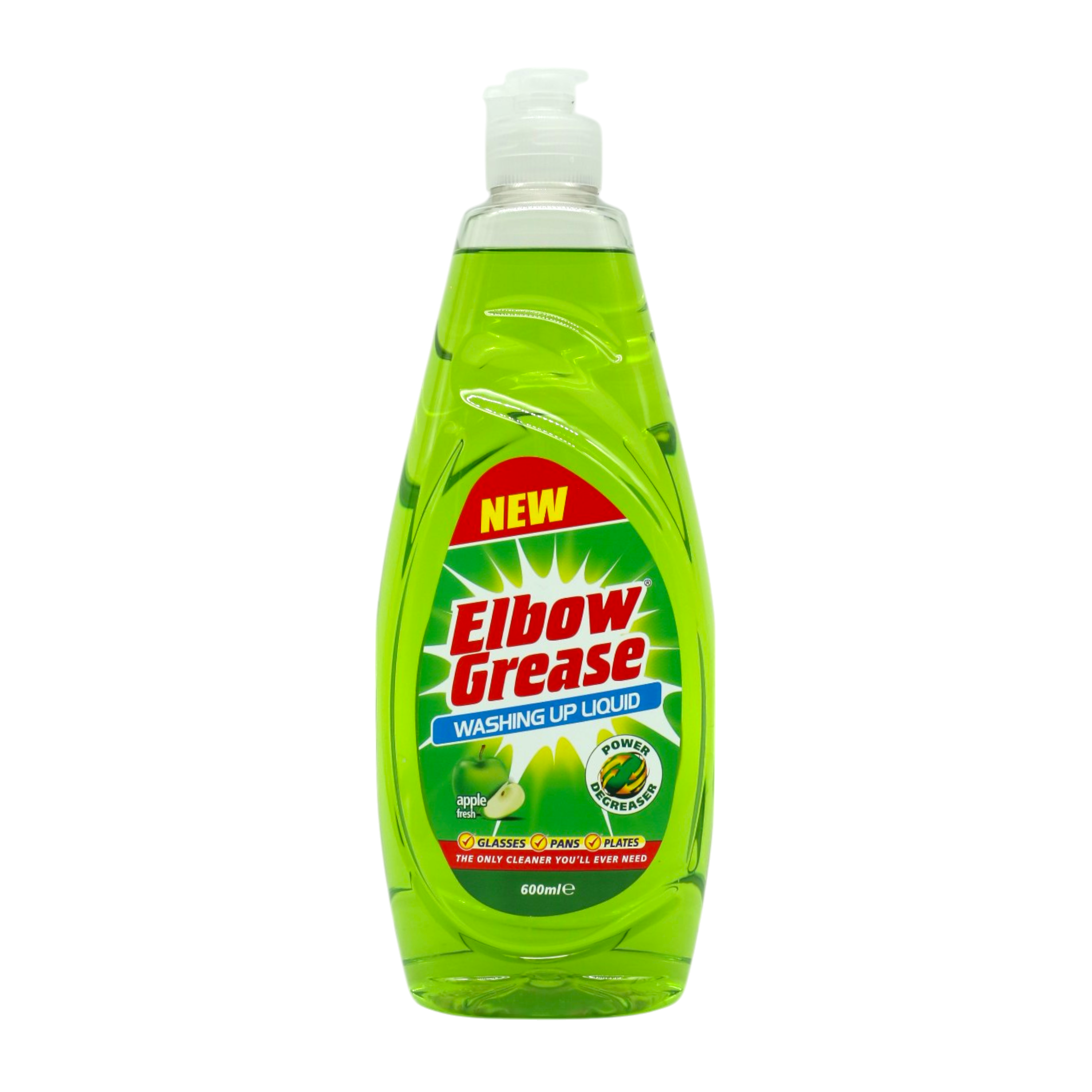 Засіб для миття посуду Elbow Grease Яблуко 600 мл (НФ-00008900) Засіб для миття посуду Elbow Grease Яблуко 600 мл (НФ-00008900)