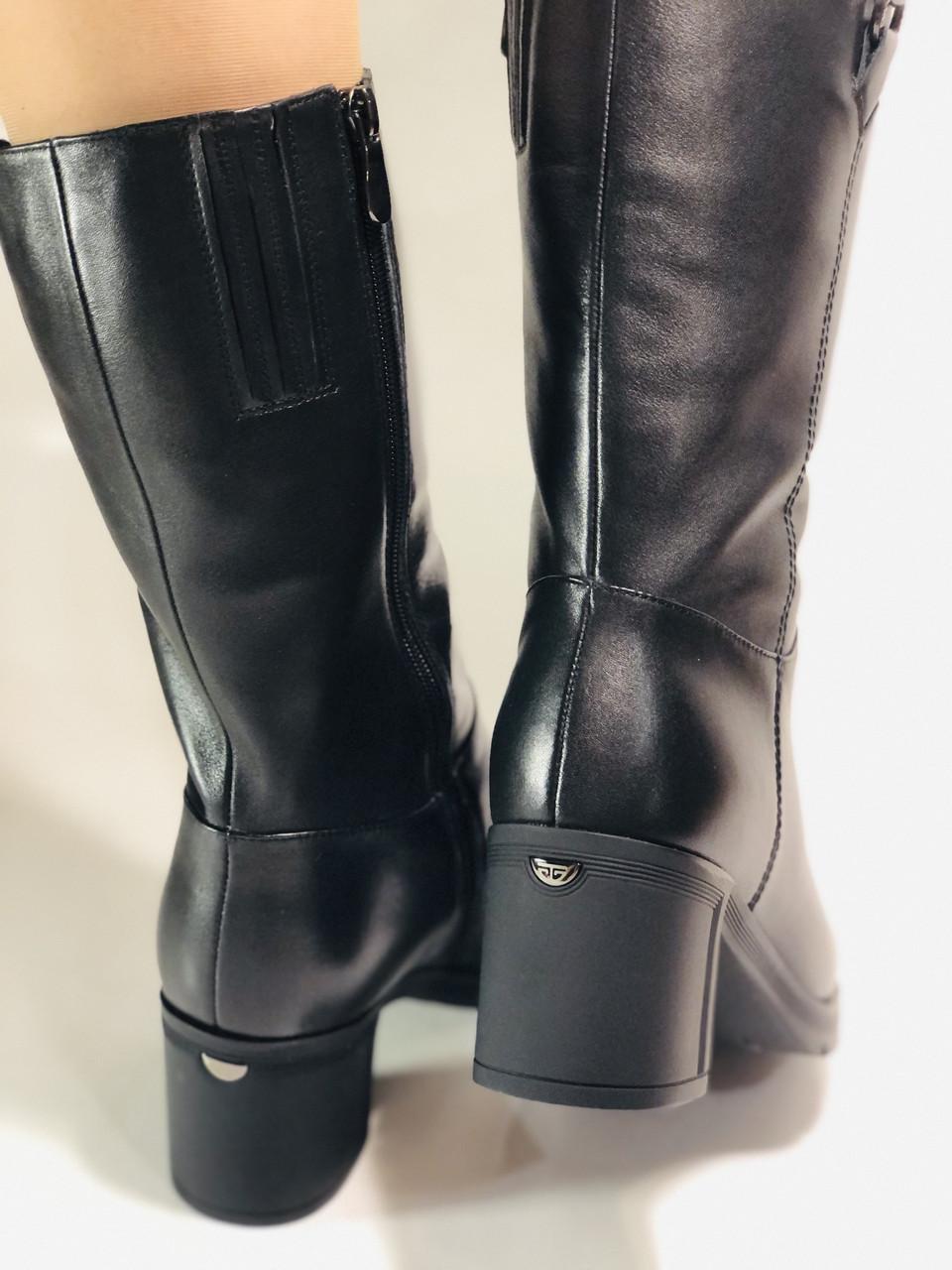 Полусапожки женские зимние Molka р. 40 25,5 см Черный (2445) - фото 7 Полусапожки женские зимние Molka р. 40 25,5 см Черный (2445) - фото 7