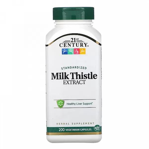 Розторопша 21st Century Milk Thistle Extract 200 Veg Caps