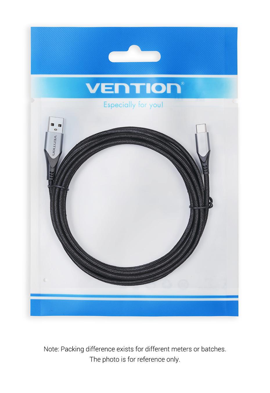 Кабель Vention USB-Type-C 18Вт 3А/6В 480 Мбіт/с USB-A на USB-C 1 м Чорний (CODHF) - фото 12 Кабель Vention USB-Type-C 18Вт 3А/6В 480 Мбіт/с USB-A на USB-C 1 м Чорний (CODHF) - фото 12