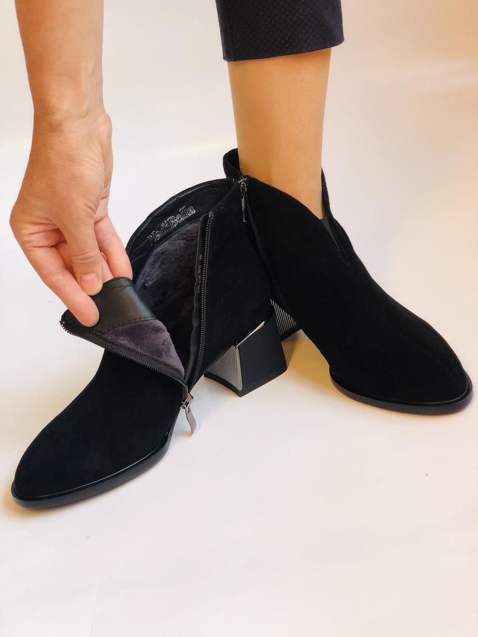 Ботильоны женские осенние Erisses р. 37 24,0 см Черный (2294) - фото 9