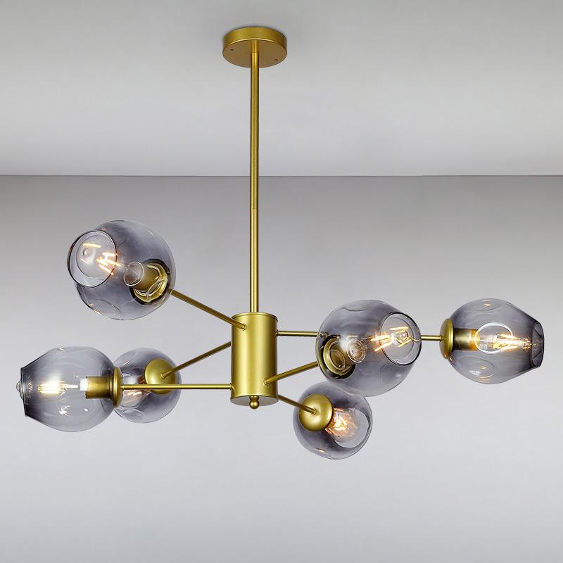 Люстра-молекула підвісна Light House LS-15178-6 Золото (8780)