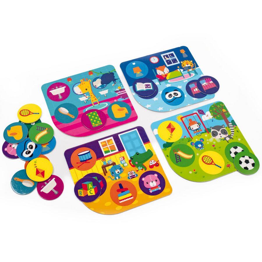 Настільна гра Vladi Toys Fisher Price Лото/Мій день VT2910-02 4 гральні поля (RLT35427) - фото 3
