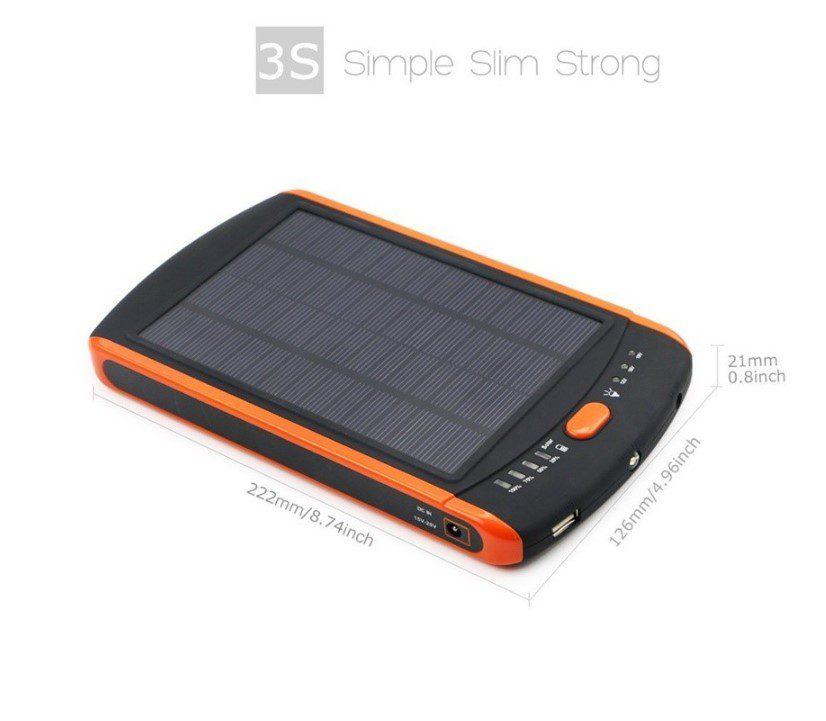 Повербанк для ноутбука VOLTRONIC RH Solar 20000mAh for Laptop (53424) - фото 3