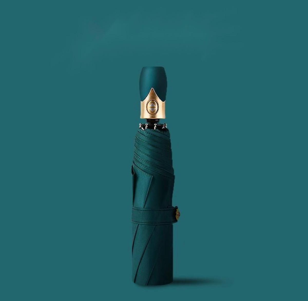 Парасоля складана 5564 96 см Зелений (4228422) - фото 7